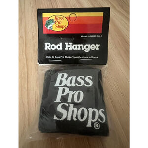 LOT OF 2 Bass Pro Shops Rod Hangers HN5190/RH-1 Black & White Korea BRAND NEW